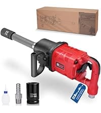 XIIW 1/2 Inch Air Impact Wrench, Max Torque 1560 ft-lbs, lightweight 4.4 lb Design, Heavy Duty 8000RPM 1/2 Air Impact Gun Driver, Twin Hammer Pneumatic Tool for Automobile Repair
