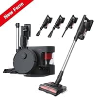 Yeedi C12 Robot Vacuum Cleaner and Mop, 8000Pa Strong Suction, ZeroTangle Brush, Smart Navigation, Self-Charging, White