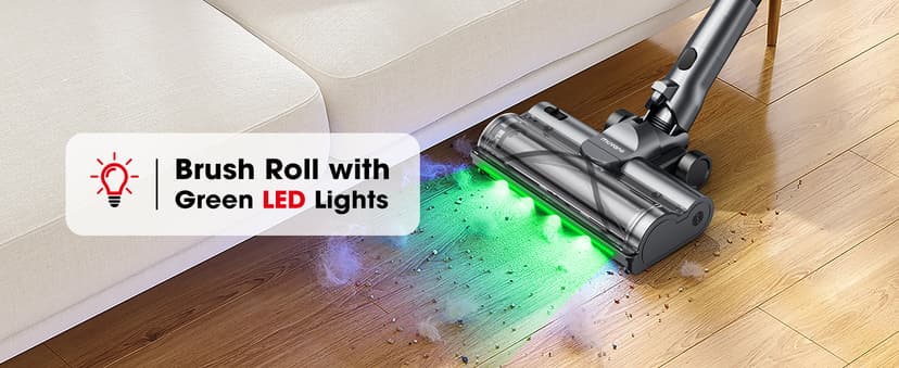 Cordless Vacuum Cleaners for Home, G26 Vacuum Cleaner, 45KPA Powerful Suction, Up to 60 Minutes, Tangle-Resistant, Rechargeable Stick Vac with Wall Mount for Pet Hair, Hardwood Floors