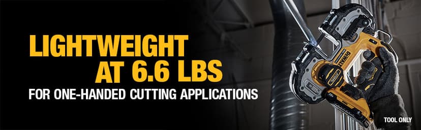 DEWALT ATOMIC 20V MAX Brushless Cordless 1-3/4 in. Compact Bandsaw, Bare Tool Only (DCS377B)