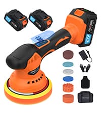 Cordless Impact Wrench, 900Ft-lbs (1200N.m) 1/2" Brushless Impact Gun, 21V High Torque Power Impact Driver, 2x4.0Ah Batteries Electric Impact Motor Variable Speeds for Family Car/Pickup Truck/Mower