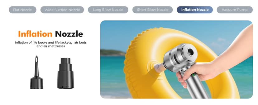 Car Vacuum,3 Suction Modes,Portable Mini Cordless Cleaner with 24000pa Suction Power,Type-C Charge,Handheld Vacuum for Home,Car, Office Desk, Keyboards(Silver White)