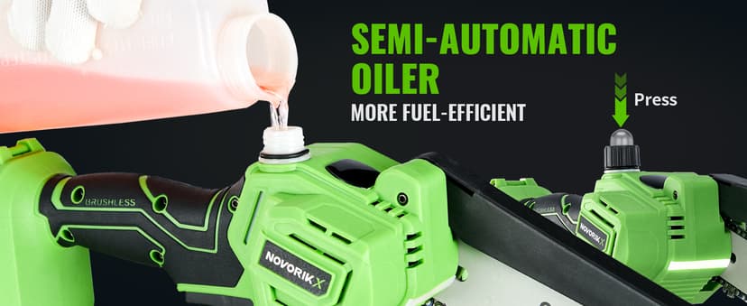 2-in-1 Cordless Pole Saw & Mini Chainsaw 20V 3.0AH 8-Inch 15FT Reach Electric Tree Trimmer Battery Powered Chainsaw with Extension Pole for Tree Trimming Branch Cutting Pruning