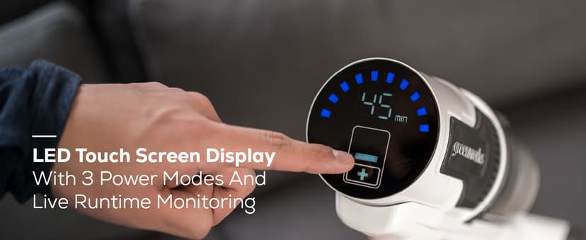 Greenworks 24V Brushless Cordless Stick Vacuum, Lightweight, Handheld, Pet, Anti-Allergen HEPA Filtration, Hard Floor, Carpet, Car, 4Ah Battery, and 30-Minute Charge Time (Green)