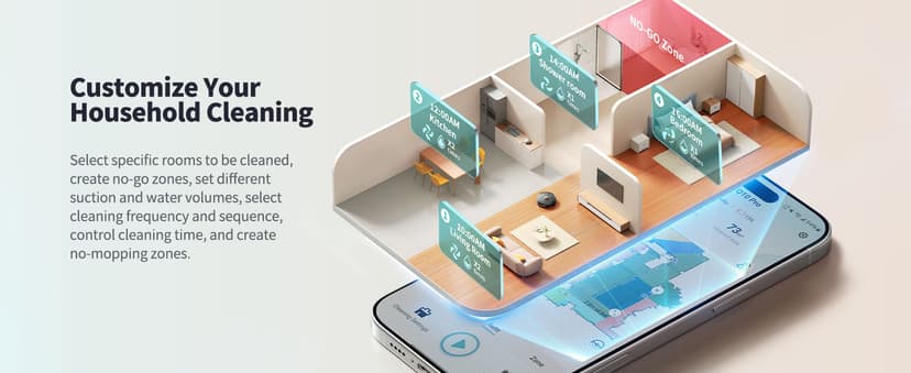 Robot Vacuum and Mop, Self-Emptying Robot Vacuum Cleaner with 5000Pa Suction, Laser Navigator with Smart Mapping Robotic Vacuums, 150Mins Runtime,Schedule,App Alexa Control for Carpet/Pet Hair,Q10 pro