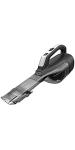 BLACK+DECKER dustbuster Reveal Pet Hair Vacuum, Hand Held Vacuum Cordless Portable for Home and Car, Rechargeable, LED Light, Powerful Suction, Includes Pet Brush and Crevice Tool (HLVD320BP07)