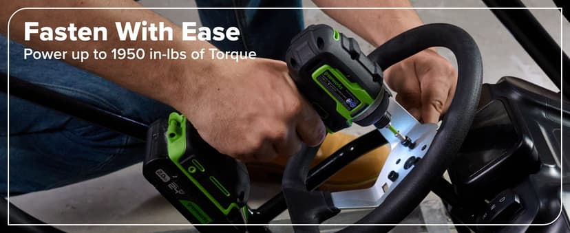 Greenworks 24V Cordless Brushless 4PCs Combo, 400 in-lbs Drill/Driver+1950 in-lbs Impact Driver +6.5" Circular Saw +200LM Flashlight, 2.0Ah+4.0Ah Batteries (24,000mAh Power Bank) 65W USB-C Charger