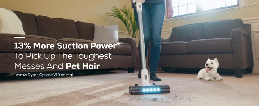Greenworks 24V Brushless Cordless Stick Vacuum, Lightweight, Handheld, Pet, Anti-Allergen HEPA Filtration, Hard Floor, Carpet, Car, 4Ah Battery, and 30-Minute Charge Time (Green)