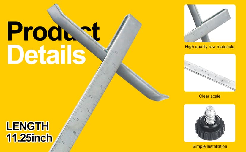 DW3278 Circular Saw Rip Fence for Dewalt 7-1/4-Inch to 8-1/4-Inch Circular Saws,Compatible with DCS575, DCS570, DCS577, DWE575 and DWS535 Cutting Fence, with Round Head Stop Screw and Spring