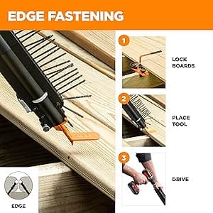 CAMO DRIVE Deck Tool, Stand Up Drill for Decking, Edge, Clip & Face Fastening System