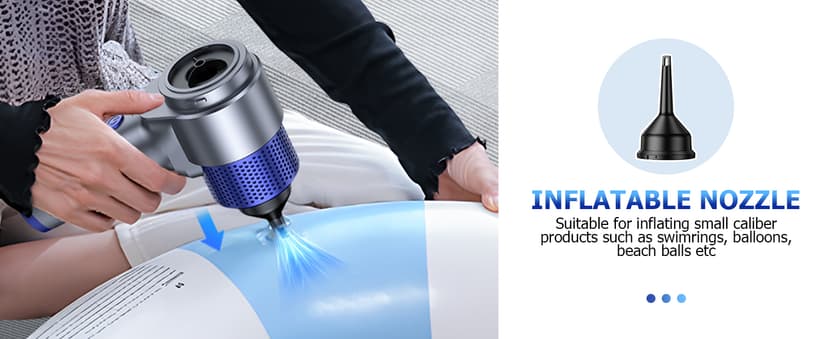 JONYJ Handheld Car Vacuum Cleaner Cordless, 16000PA Hand Held Vacuum Portable, 2 in 1 Air Duster and Mini Vacuum Cleaner Rechargeable with Led, Multi-Nozzles & Washable Filters for Home Office Car Pet