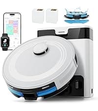 Lefant M310 Ultra Robot Vacuum and Mop, 6000Pa Suction-Slim Robotic Cleaner with ToF LiDAR Navigation, Accurate Obstacle Avoidance, WiFi/App/Alexa Control, 170min Runtime, for Pet Hair and Home