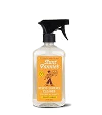 Aunt Fannie's Ultra Concentrated Hardwood Floor Cleaner, Vinegar-Free Plant Based Hardwood Floor Cleaner for Mopping, Bright Lemon Scent, 32 oz. (Pack of 1)