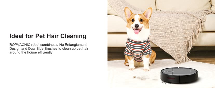 Robot Vacuum Cleaner with 3000Pa Cyclone Suction, APP/Voice/Remote Control, Automatic Self-Charging Robotic Vacuum, Scheduled Cleaning, Ideal for Pet Hair, Hard Floor, Low Carpet