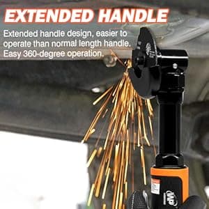 Air Cut off Tool, WP WORKPAD 3 inch Cut Off Tool with 5Pcs Die Grinder Cut Off Wheels,18000RPM, Pneumatic Cutting Machine Metal Sheet Cutter Tool Kit