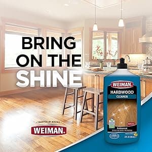 Weiman Hardwood Cleaner for Finished Hardwood Floors, Engineered Floors, Laminate - Streak-Free Results, EPA Safer Choice Certified, 32 oz