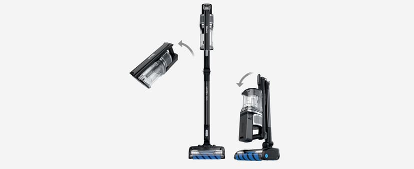 Shark Vertex Pro Cordless Vacuum Cleaner with HEPA Filter, Lightweight, Portable, Removable Handheld, Self Cleaning DuoClean PowerFins, 120-min Runtime, IQ Display, Black/Silver, IZ682H