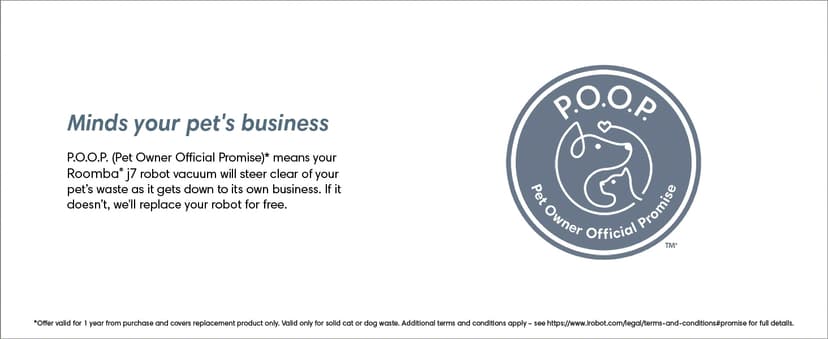 iRobot Roomba j7+ (7550) Self-Emptying Robot Vacuum – Uses PrecisionVision Navigation to Identify & Avoid Objects Like Socks, Shoes, & Pet Waste, Smart Mapping, Self-Empty for Up to 60 Days