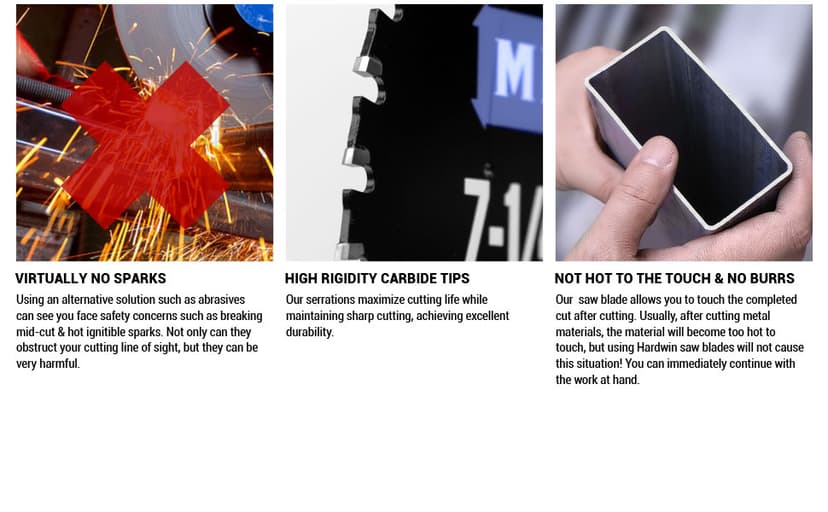 7-1/4 Inch Metal Cutting Saw Blade - 48T Cermet Carbide Tipped for Rebar, Angle Iron, Pipes, Channels - 5/8" Arbor, Low-Heat Spark-Free Thin Kerf Design - Replacement for Diablo D0748CF