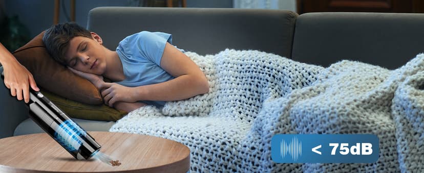 Handheld Vacuum Cordless, Portable Car Vacuum with 2-Speed, 10KPA Powerful Suction Vacuum Cleaner with Charging Dock, Lightweight 4-in-1 Mini Hand Held Vacuum for Car Home Pet Office and Pet Hair 115B