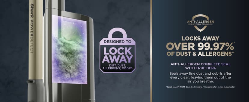 Shark PowerDetect Clean & Empty Cordless Stick Vacuum & Auto-Empty System, Powerful Suction, HEPA Filtration, Carpet & Hard Floor, Portable, Stick Vacuum for Pet Hair, Dark Gray, IP3253