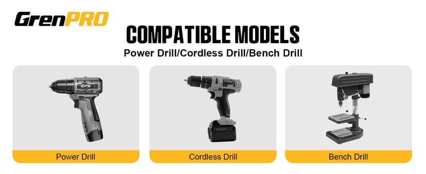 Concrete Drill Bit Set, 8 PCS Masonry Drill Bit Set for Concrete 5/32"-3/8", Industrial Carbide Drill Bits, Shockproof Hex Shank Hammer Drill Bit Set for Cement/Porcelain Tile/Brick/Class/Plastic