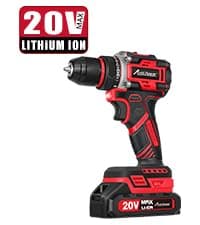 AVID POWER 20V MAX Power Drill Kit, Cordless Drill Set with Battery and Charger, 2 Variable Speed, 3/8-Inch Keyless Chuck, 19 Position and 22pcs Bits - Blue