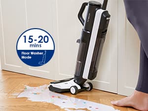 Tineco Smart Wet Dry Vacuum Cleaners, Floor Cleaner Mop 2-in-1 Cordless Vacuum for Multi-Surface, Lightweight and Handheld, Floor ONE S5 Combo
