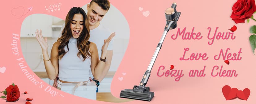 N8 Cordless Vacuum Cleaner, Lightweight Stick Vacuum with Powerful Suction, 2200mAh Battery, 40 Mins Runtime, Self-Standing, Rechargeable Vacuum Cleaners for Home Hardwood Floor Carpet Pet Hair (Gold)