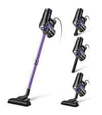 elezon A200 Cordless Vacuum Cleaner with 18000Pa Powerful Suction, 38 Min Runtime, 2200mAh Battery, HEPA Filter, Portable Stick Vacuum for Hardwood Floor, Lightweight Handheld for Home, Pet Hair, Car