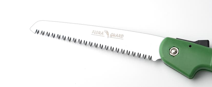 FLORA GUARD 7.7-Inch Folding Saw, Pruning Hand Saw with Triple-Cut Razor Teeth for Wood Cutting, Tree Trimming, and Camping