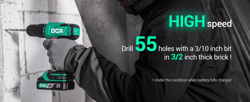 20V Cordless Hammer Drill Set, 354 In-lbs Torque, 1/2" Keyless Chuck, 22500 IPM, 2 Variable Speeds, 18+1+1 Position, Power Impact drill with 14 Drill/Driver Bits for Brick, Metal, Wood ADJZ2035i13