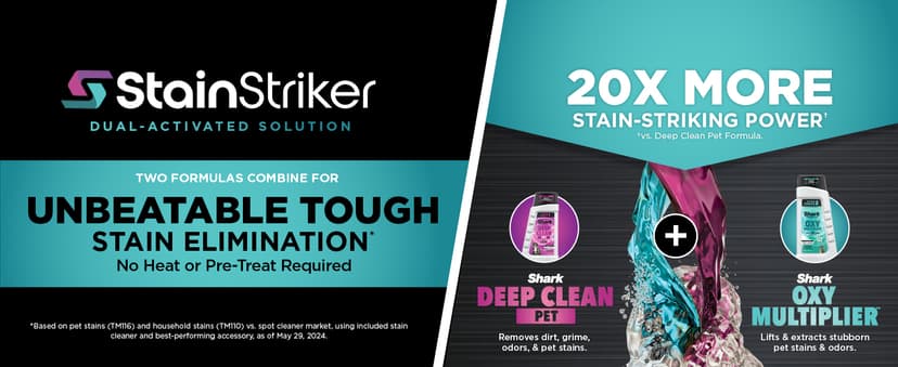 Shark StainStriker HairPro Portable Carpet, Upholstery & Area Rug Cleaner with Pet Mess & Hair Tools, Self-Cleaning, Perfect for Pets & Car Interiors, 4 Cleaning Tools & Pet Solution, Copper, PX251