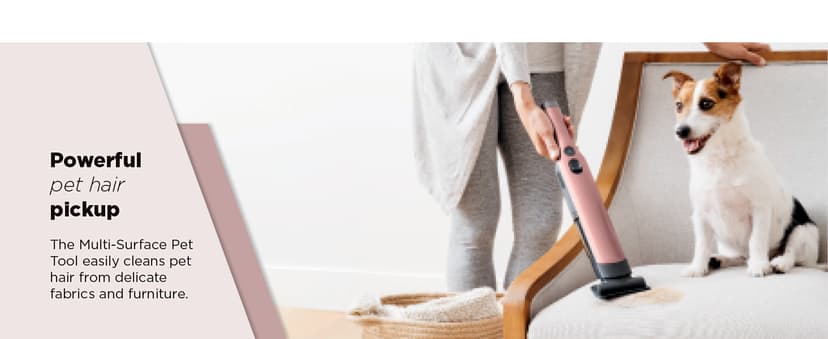 Shark WANDVAC Cordless Hand Vac, Lightweight, Portable at 1.4 lbs., Powerful Suction, Charging Dock, One-Touch Empty for Car & Home, Multi-Surface Pet Tool & Duster Crevice Tool, Rose Gold, WV201RGBRN