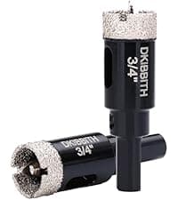 10-Piece Masonry Drill Bit Set for Concrete Tile Glass Ceramic Brick,1/8 to 1/2 Inch Drilling Bits with Triangle Handle,Tungsten Steel Alloy Tip.(Black)