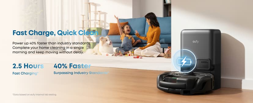 eufy Robot Vacuum 3-in-1 E20,with Versatile Stick and Handheld Vacuum Cleaner Combo,Self Emptying Up to 75 Days,Max 30,000Pa,Smart Obstacle Avoidance,Pro-Detangle,Perfect for Carpet,Crevices,Stairs