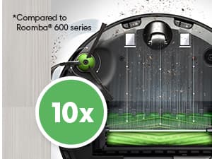 iRobot Roomba j7+ (7550) Self-Emptying Robot Vacuum – Uses PrecisionVision Navigation to Identify & Avoid Objects Like Socks, Shoes, & Pet Waste, Smart Mapping, Self-Empty for Up to 60 Days