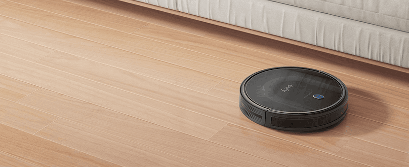 eufy Robot Vacuum 11S MAX, Super Thin, Powerful Suction, Quiet, Self-Charging Robotic Vacuum Cleaner, Cleans Hard Floors to Medium-Pile Carpets, Black
