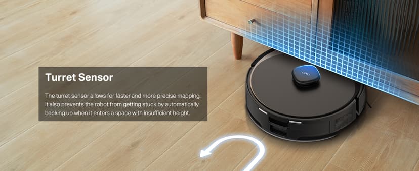 Tapo LiDAR Smart Navigation Robot Vacuum and Mop, 5300Pa Max, 97%+ Dust Pickup Rate, Customizable Cleaning, Self-Charging, Works w/Alexa & Google Home, RV30 Max