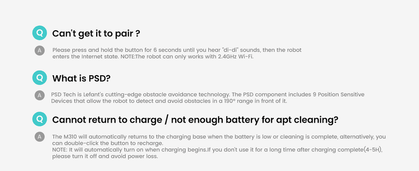 Lefant M310 Robot Vacuum Cleaner– 4500Pa Suction, Ultra-Slim & Quiet, PreciSense Obstacle Avoidance, WiFi/App/Voice Control, 160-Min Runtime, Self-Charging – Ideal for Pet Hair & Hard Floors (Gray)
