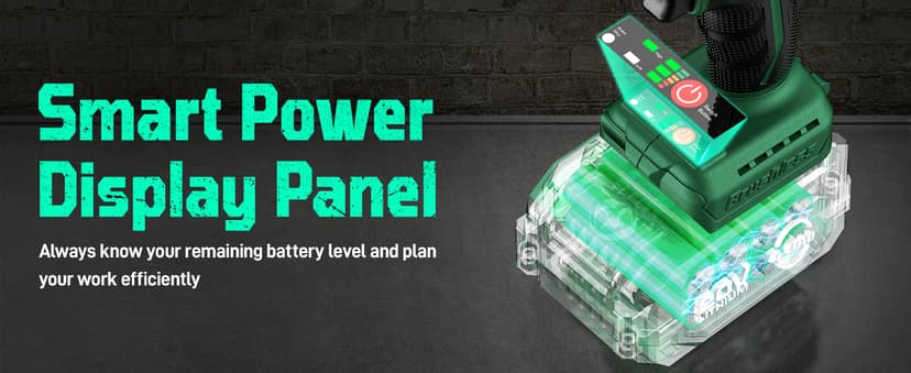 KIMO Impact Wrench 1/2, Max Torque 406ft-lbs (550N.m) & 3000RPM /Premium Brake Stop, 9-Piece Drill & Serewdriver Set, 4 Sockets, Cordless Impact Wrench with 4000mAh Battery, Impact Driver for CarTires