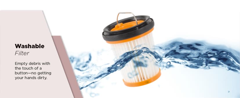 Shark WANDVAC Cordless Hand Vac, Lightweight, Portable at 1.4 lbs., Powerful Suction, Charging Dock, One-Touch Empty for Car & Home, Multi-Surface Pet Tool & Duster Crevice Tool, Rose Gold, WV201RGBRN