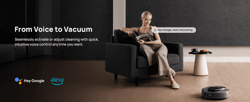 3i G10+ Robot Vacuum and Mop Combo, 18,000 Pa Suction, 60-Day Hands-Free Cleaning with Quiet Debris Compression, Smart LiDAR Navigation, Auto Extension Along Edges, Ideal for Hard Floors & Carpets