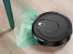 W6+ Robot Vacuum Cleaner,2800Pa Suction,720ml Large Capacity,120 Mins Runtime,Self-Charging Slim Robotic Vacuums,APP/Voice/Remote Control,No Entanglement Suction Port Ideal for Pet (Black)
