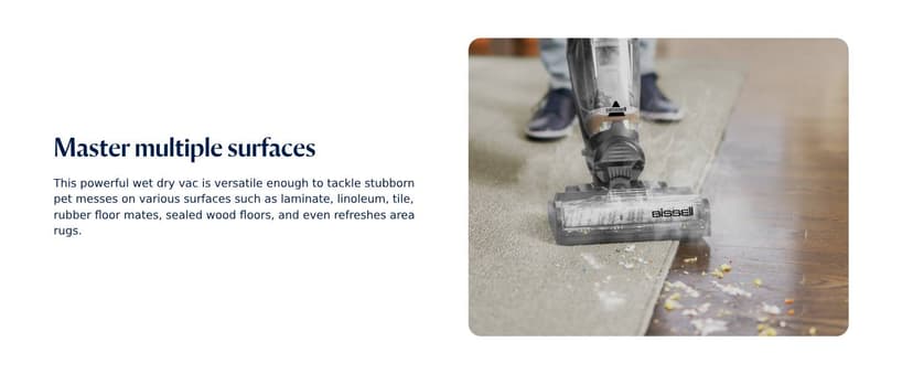 BISSELL® CrossWave® HydroSteam™ Deluxe Wet Dry Vac, Multi-Purpose Vacuum, Wash, and Steam, Formula Included, Green, 3515G