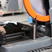 Slugger by Fein 14" Metal Cutting Saw - High Torque Low-Speed Motor, Precision Bevel Cuts, Cast Aluminum Base, Integrated Chip Collection, Ergonomic Handle - 72905361120