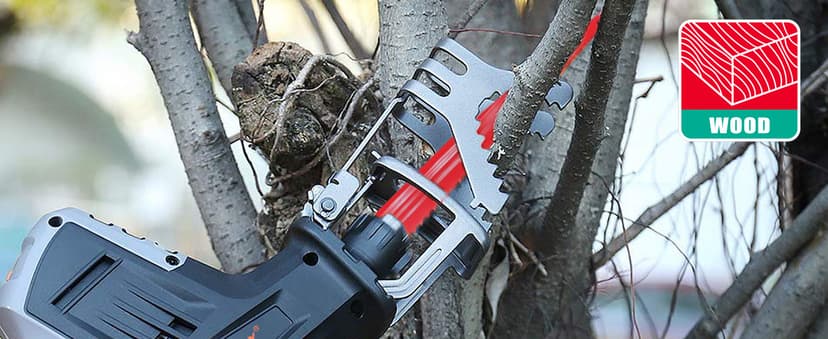 10-Piece Ultimate Reciprocating Saw Blade Set, Premium 6 & 8 Inch Wood & Metal Cutting Pruner Saw Blades with Storage Box