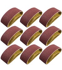 S SATC 3x18 Sanding Belts 20PCS Belt Sander Paper Aluminum Oxide (3 Each of 60/80/120/150/240/400 Grits & 2 of 40 Grits) Ideal for Wood Metal Paint Sanding
