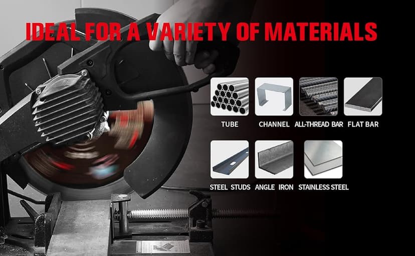 Metal Cutting Circular Saw Blade, Steel and Stainless Steel Cutting, The Cutting Head uses a Special Anti-Heat Sticking Coating with high Finish and Long Life,FMB 14 inch 66-Tooth 1" -TA