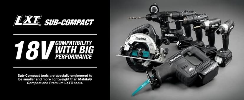 Makita XPH15ZB 18V LXT Lithium-Ion Sub-Compact Brushless Cordless 1/2" Hammer Driver-Drill, Tool Only, Black